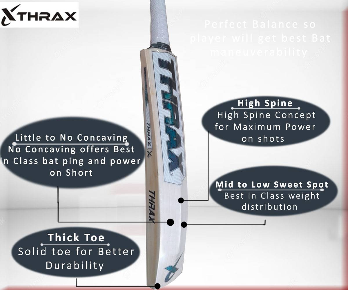 Thrax Platinum Super Players Grade A English Willow Cricket Bat