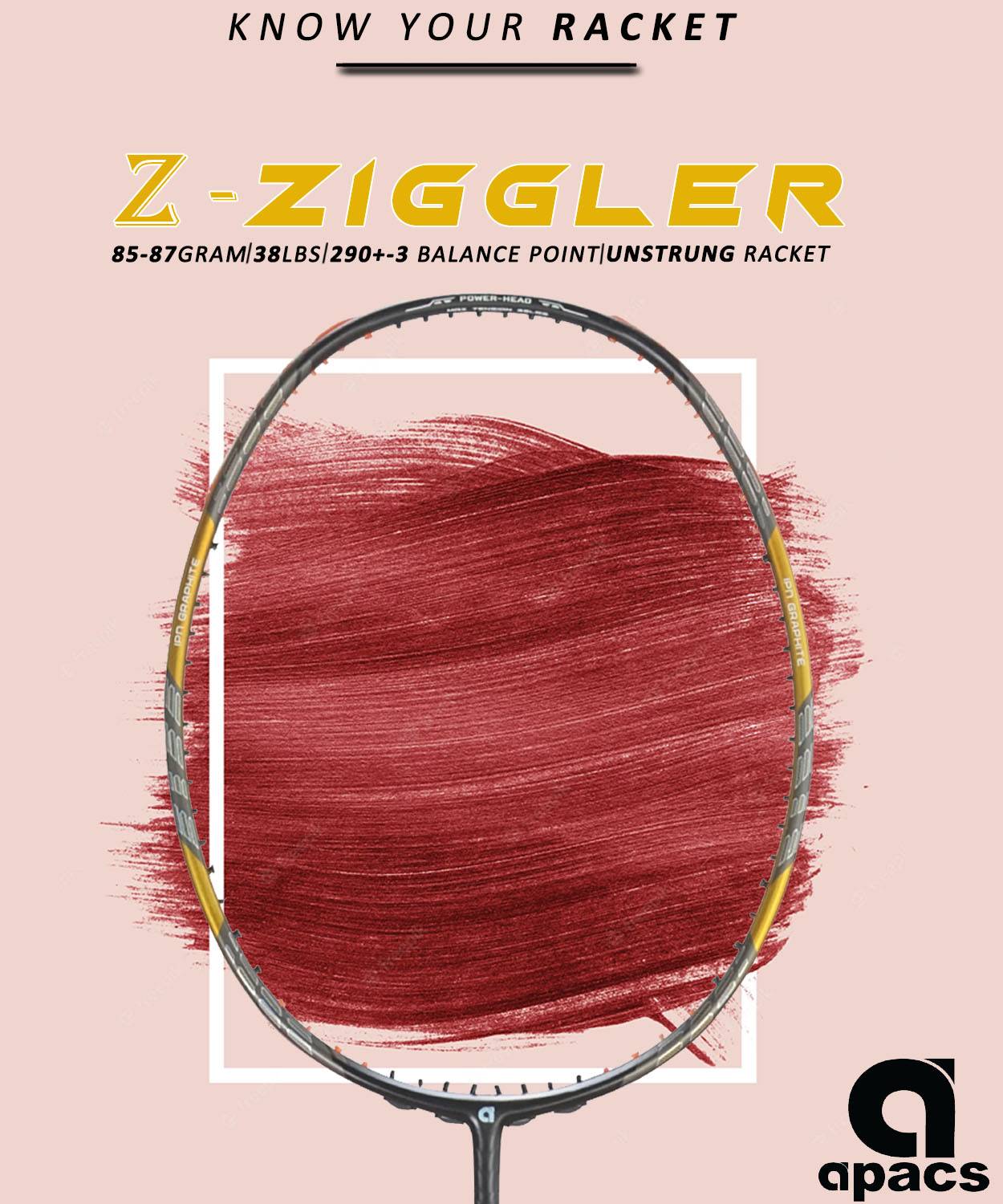 APACS Z Ziggler Badminton Racket