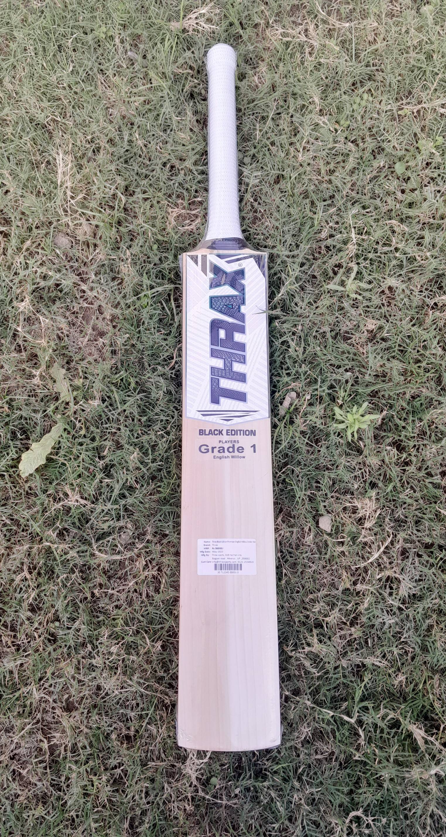 Thrax Black Edition Premium English Willow Cricket Bat