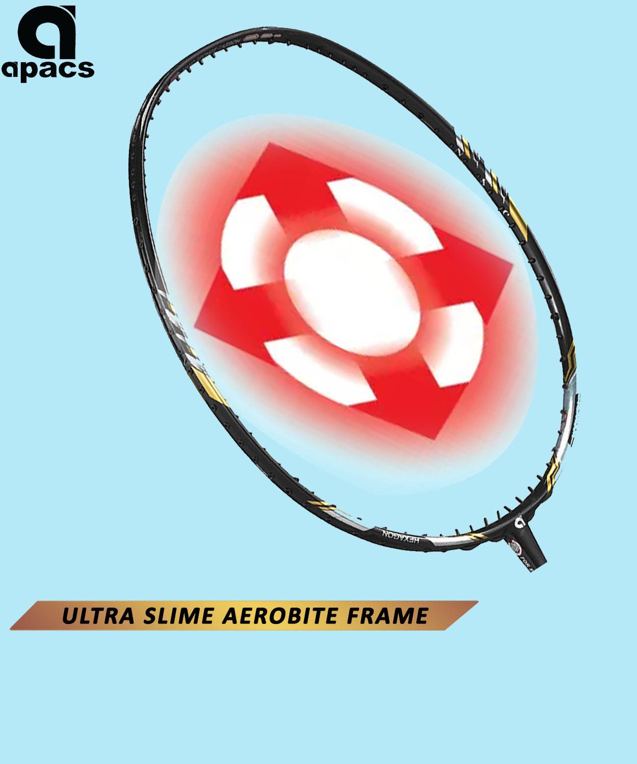 APACS Feather Weight 300 Badminton Racket