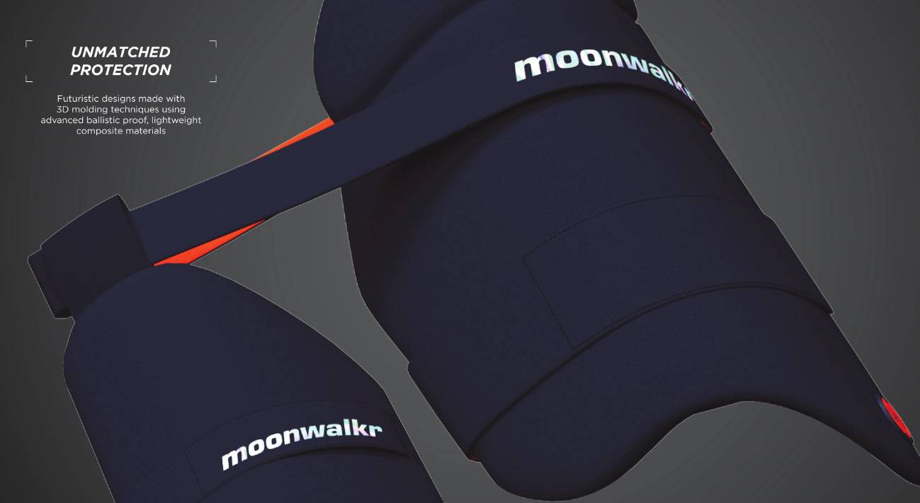 Moonwalkr 2.0 Cricket Thigh Guard Black Small