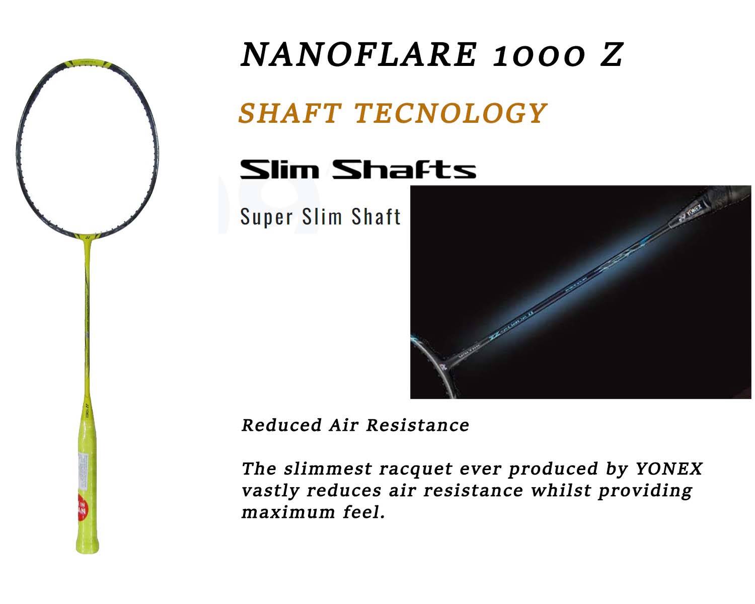 Yonex NANOFLARE 1000 Z Badminton Racket