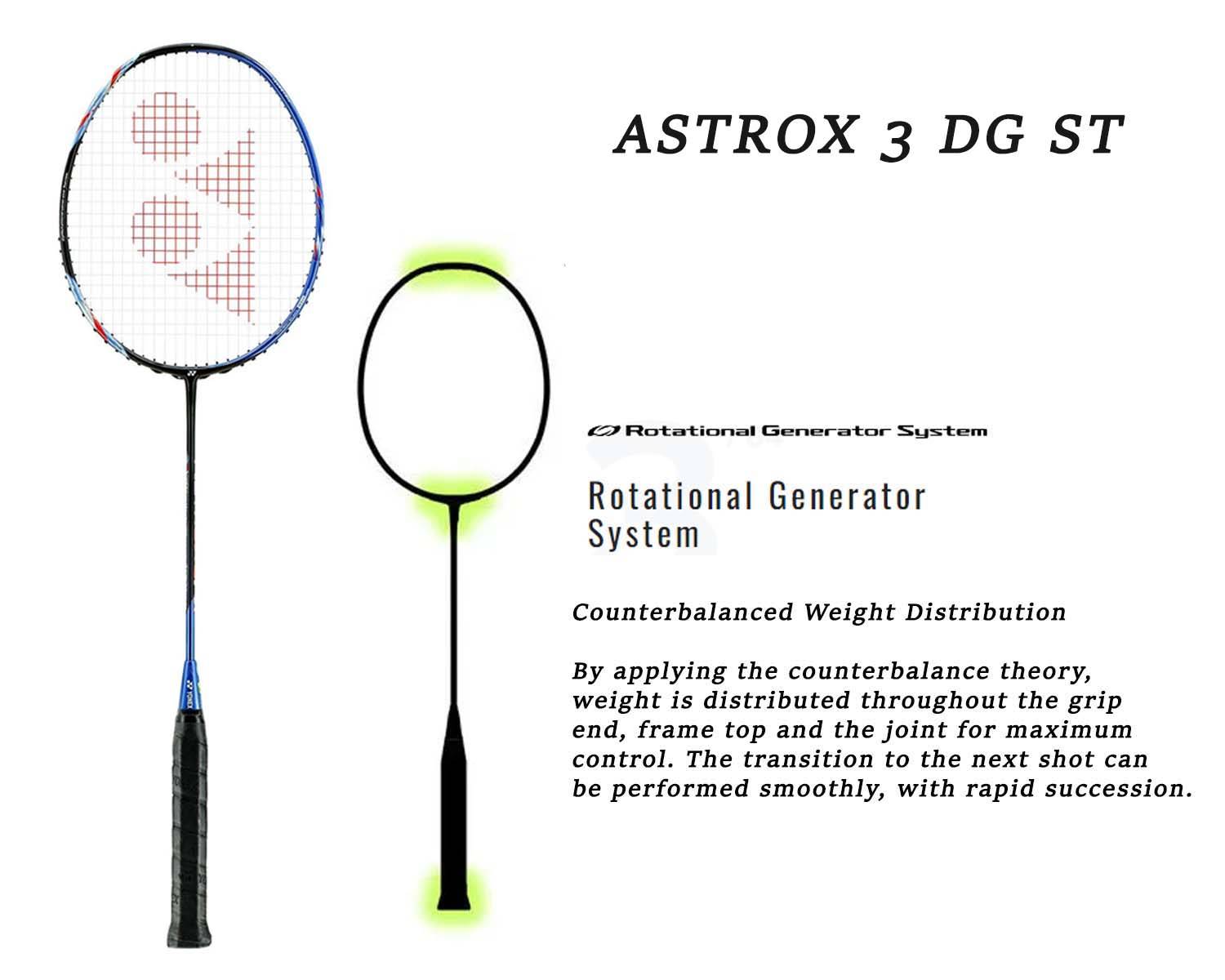 Yonex Astrox 3 DG ST Badminton Racket