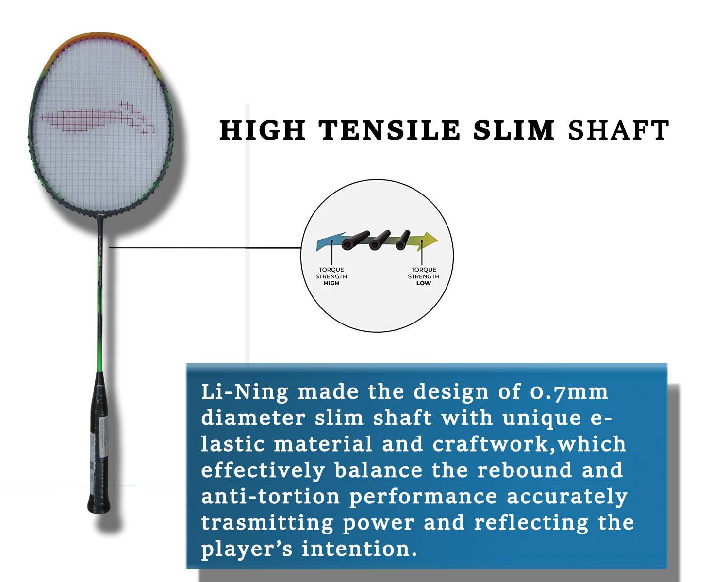 Li Ning G Force 3500 Superlite Badminton Racket