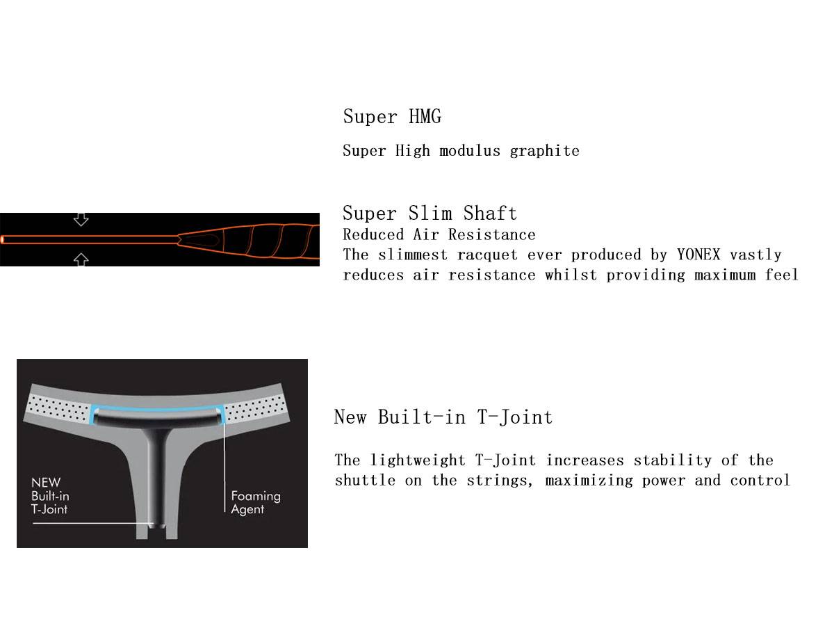  Yonex NANOFLARE 800 Game Badminton Racket