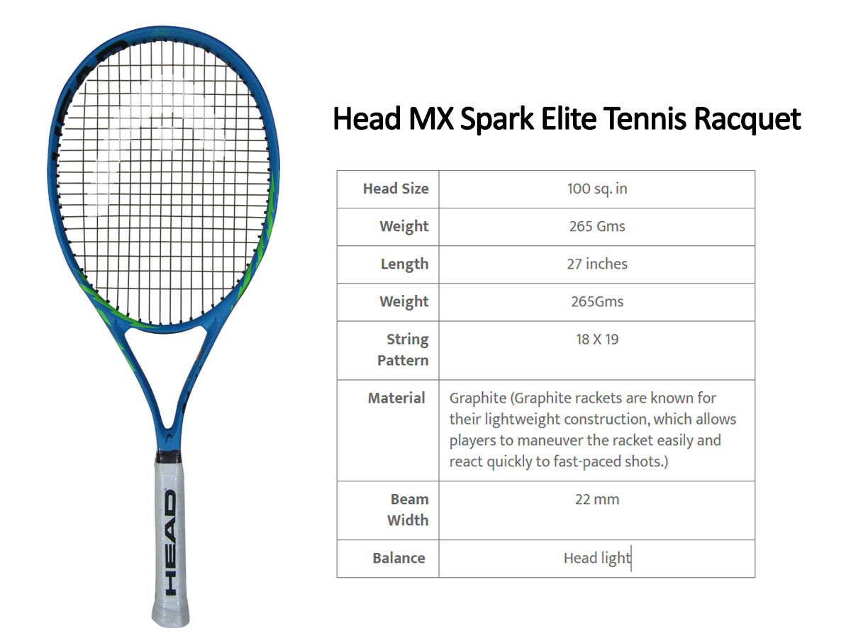  Head MX Spark Elite Tennis Racquet