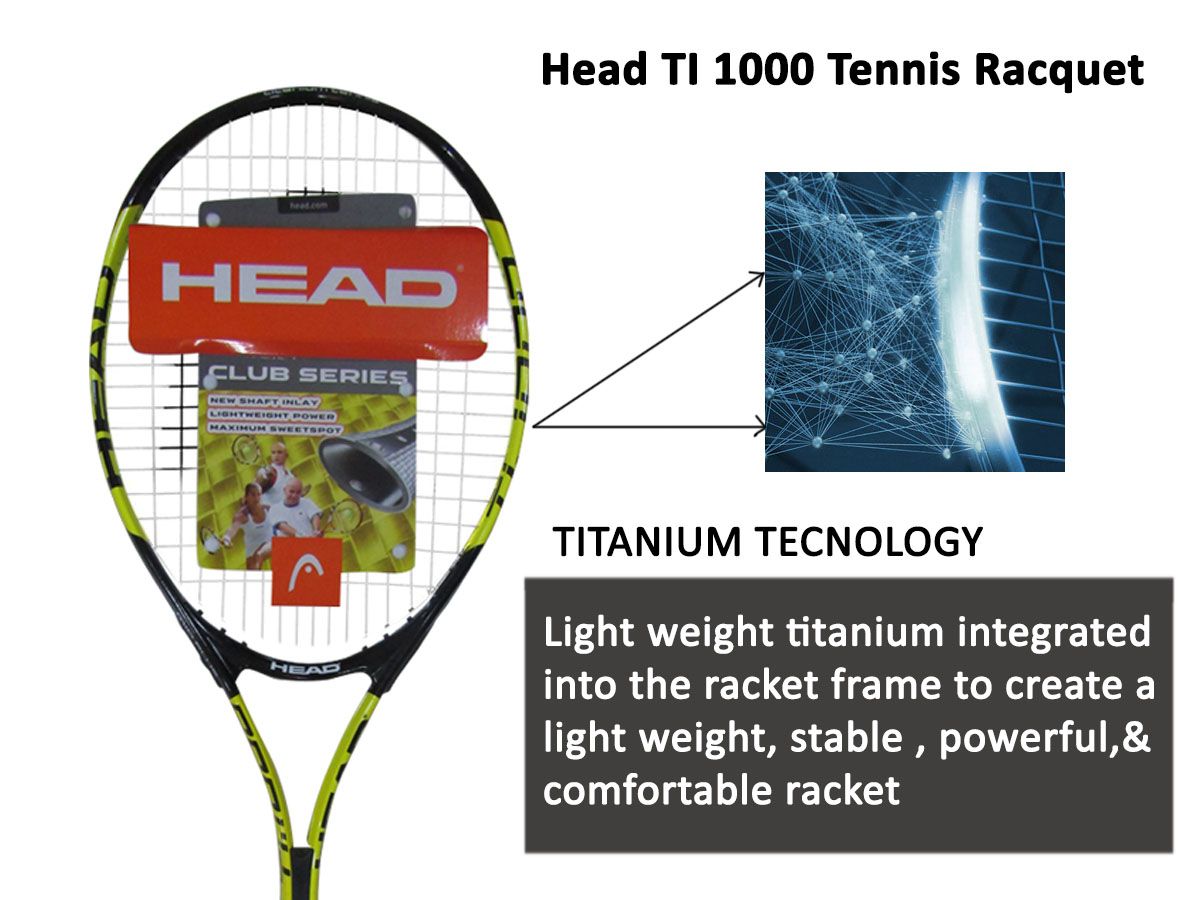 Head TI 1000 (Titanium) Tennis Racquet