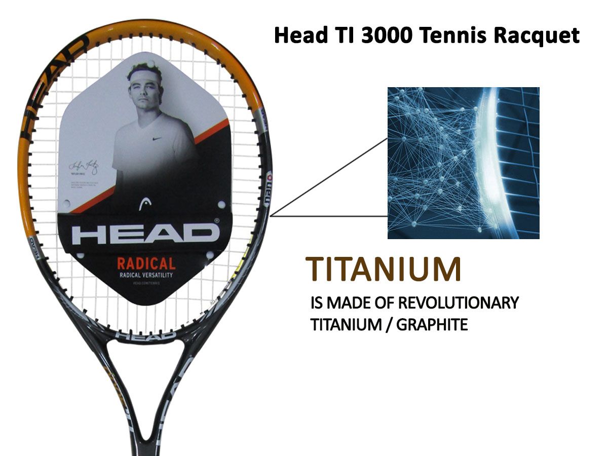 Head TI 3000 (Titanium) Tennis Racket