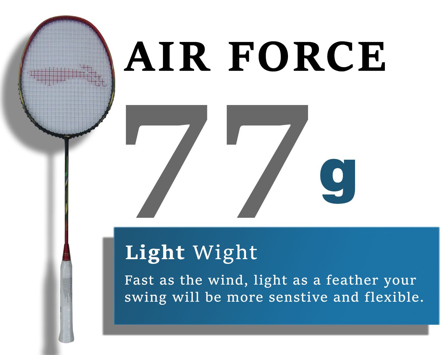  Li Ning Air force 77 G2 Unstrung Badminton Racket