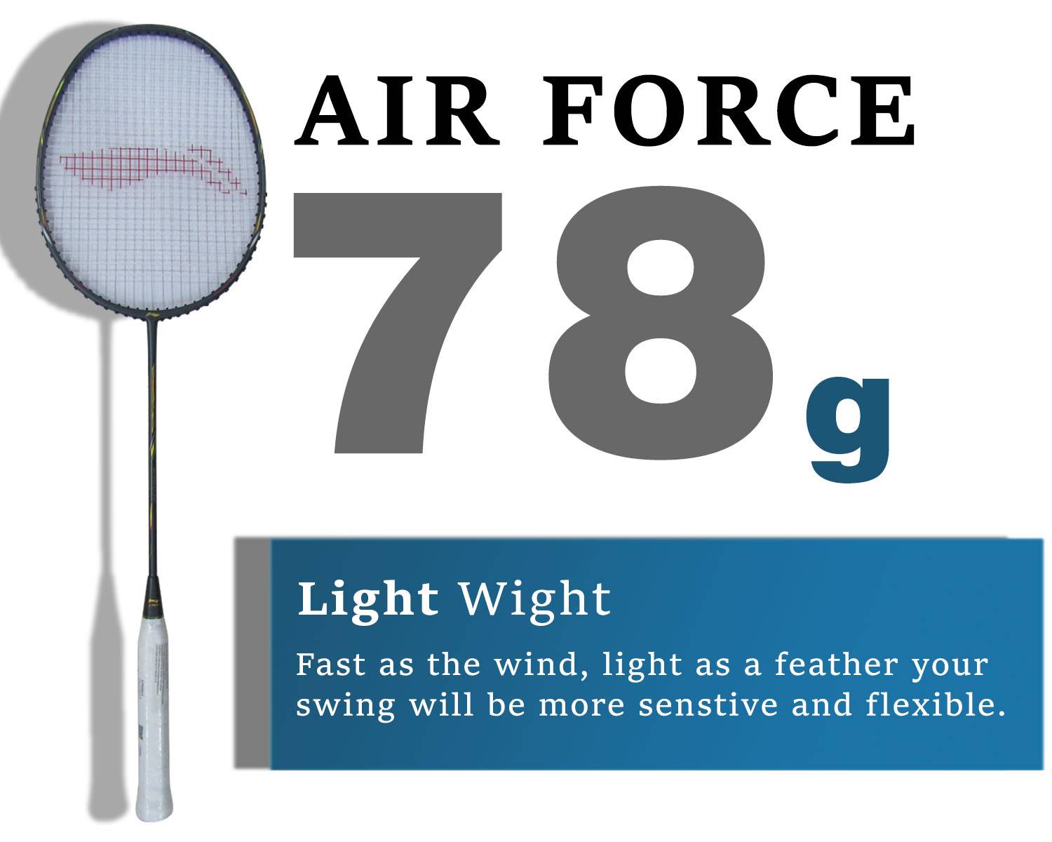 Li Ning Air Force 78 G2 Badminton Racket