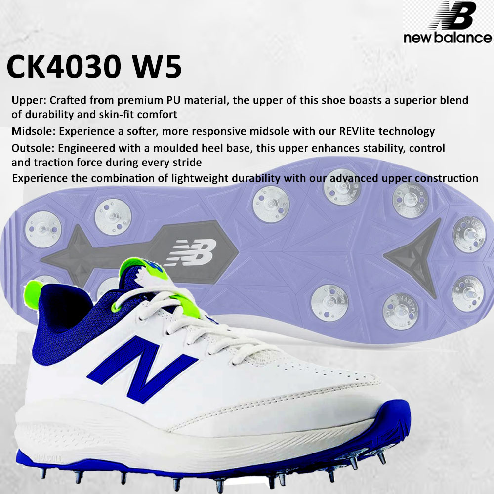 New Balance CK4030 W5 Spike Cricket Shoes
