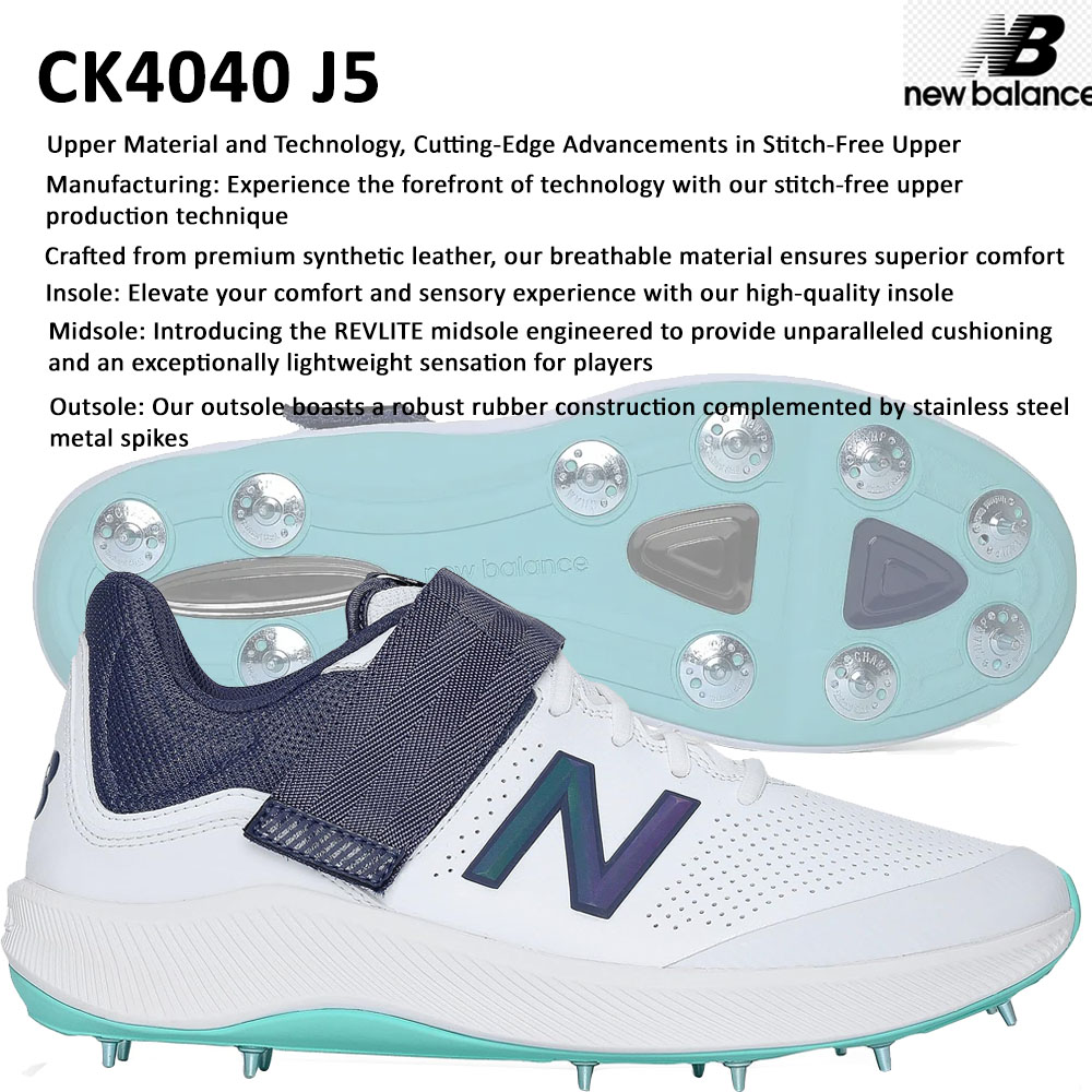 New Balance CK4040 J5 Spike Cricket Shoes