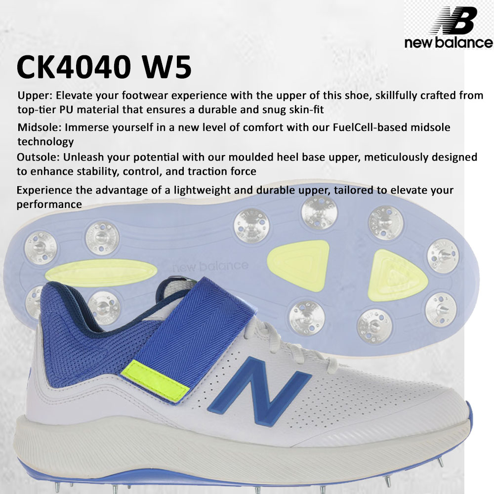 New Balance CK4040 W5 Spike Cricket Shoes