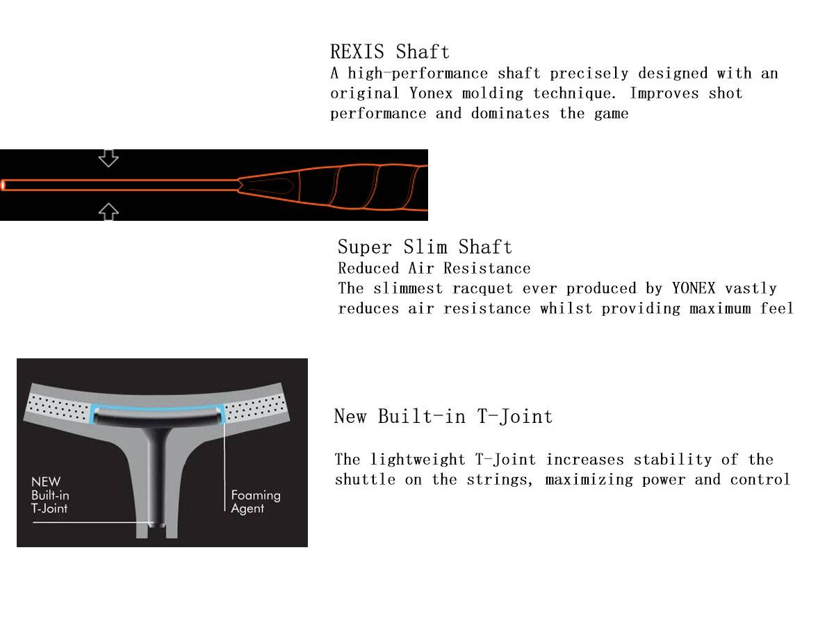 Yonex NANOFLARE 800 Tour Badminton Racket