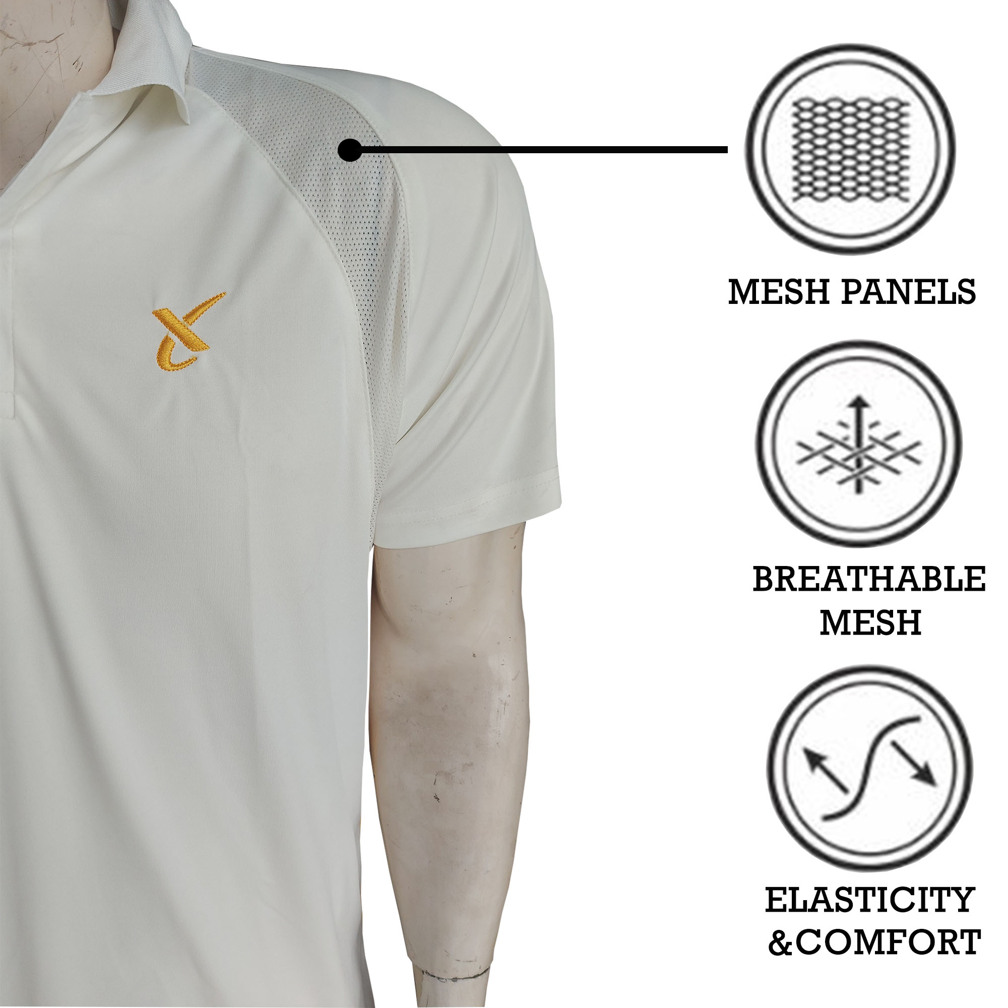 Thrax Half Sleeves Cricket Uniform Clothing (T-Shirt & Lower) 2