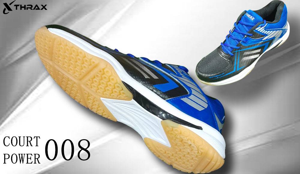 Thrax Court Power 008 Badminton Shoes Blue And Black