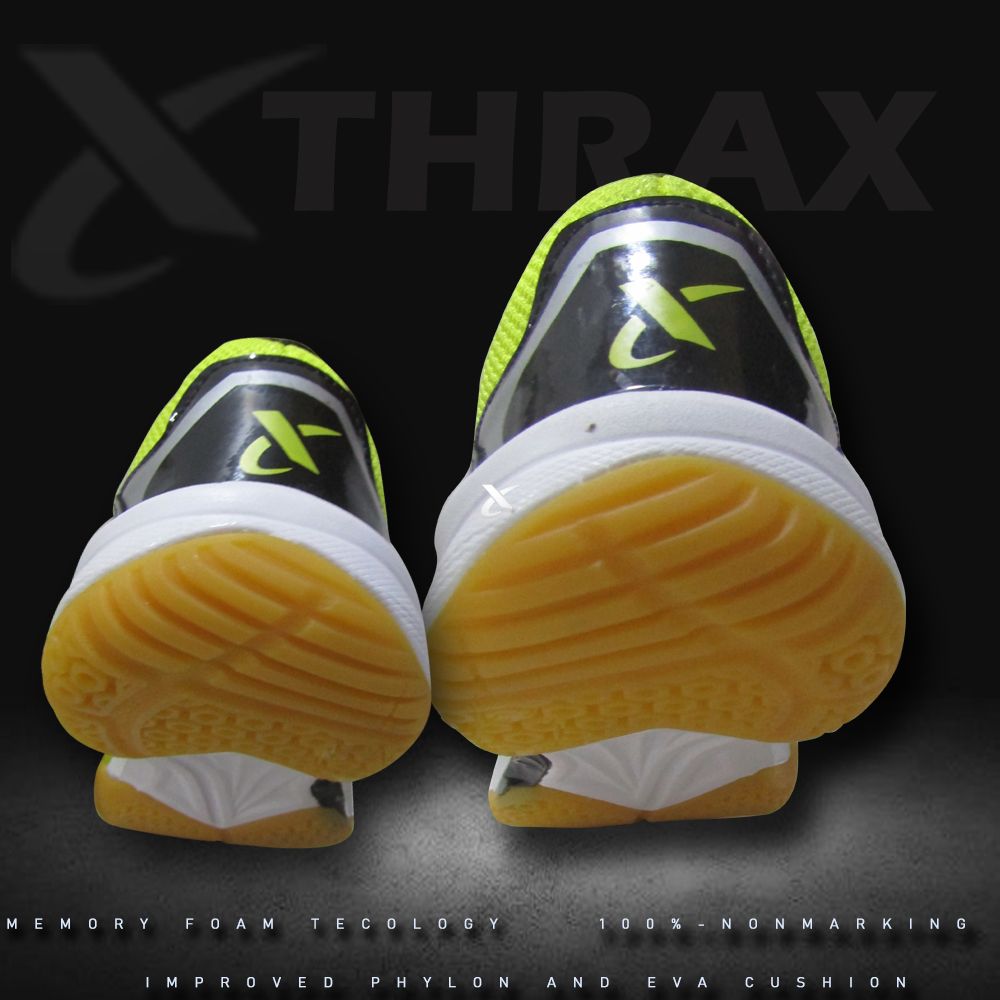 Thrax Court Power 008 Badminton Shoes Yellow And Black 03