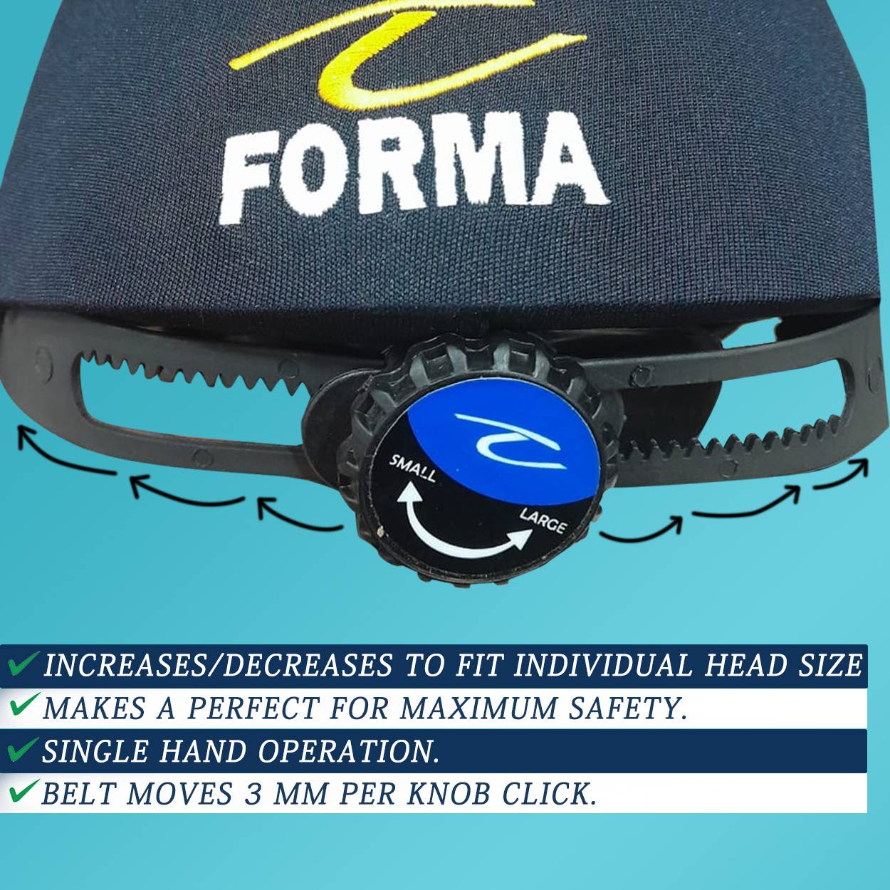 Forma Little Master Cricket Helmet Titanium Grille Medium