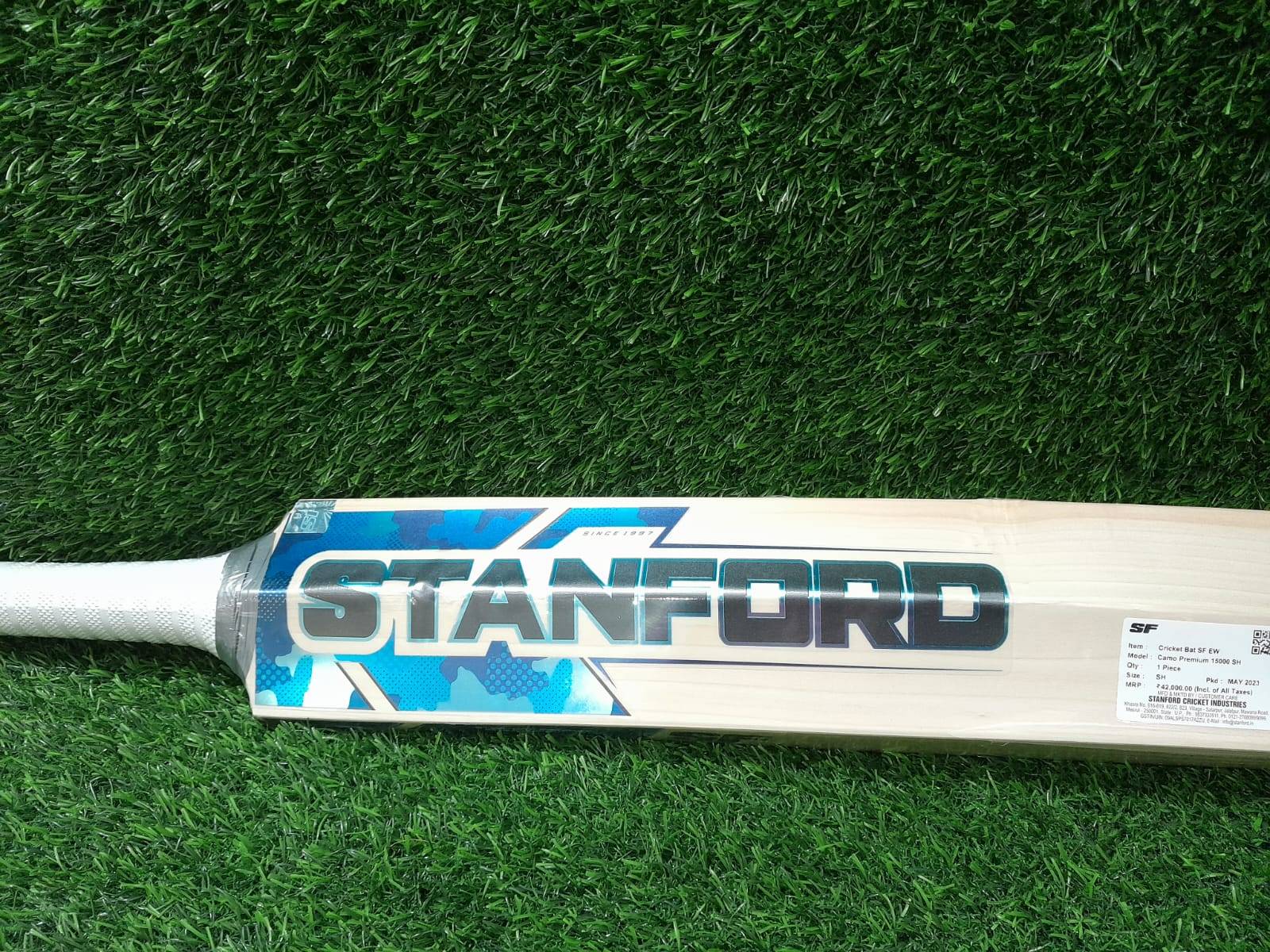 SF Camo Premium 15000 English willow Cricket bat