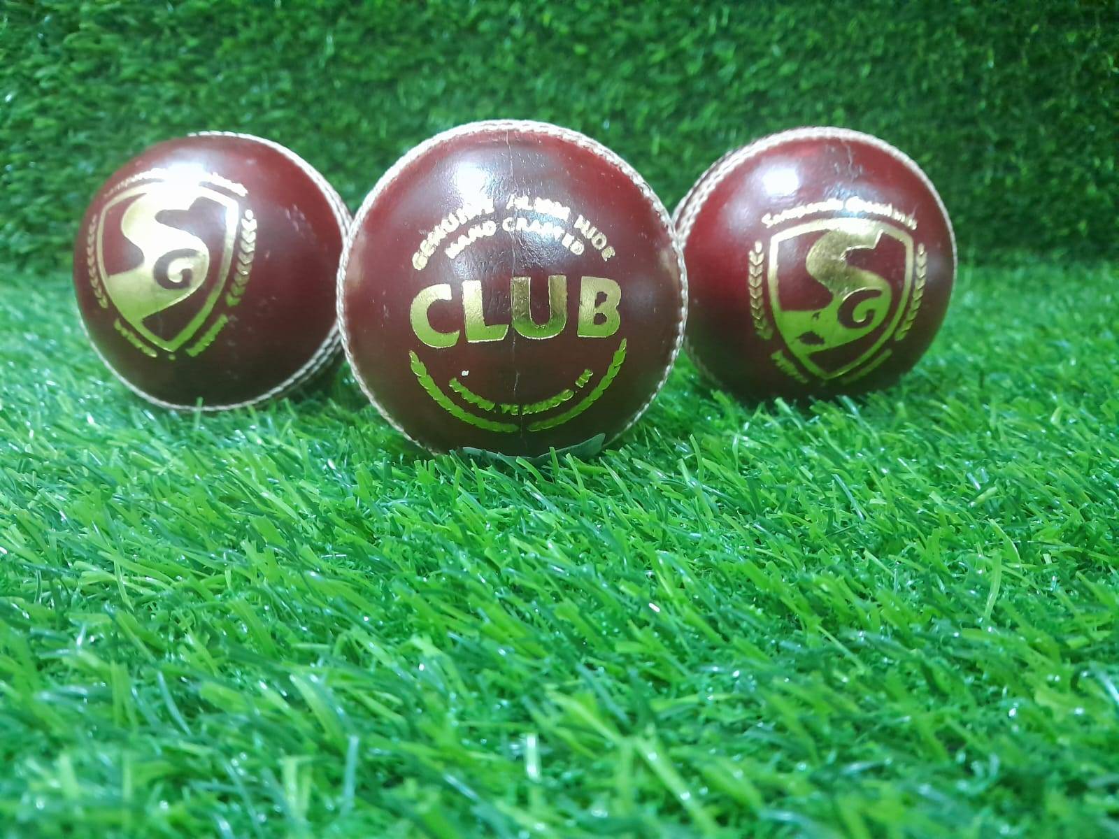 SG Club Red Cricket Ball 6 Ball set