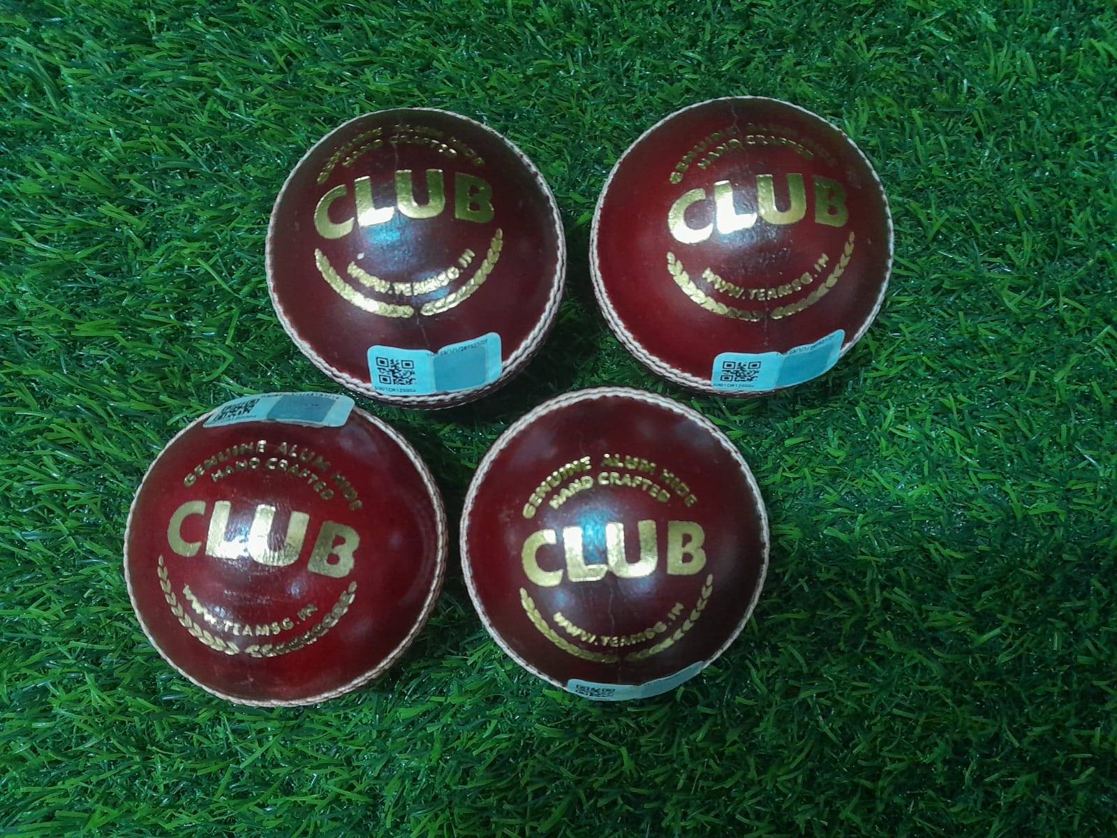 SG Club Red Cricket Ball 6 Ball set