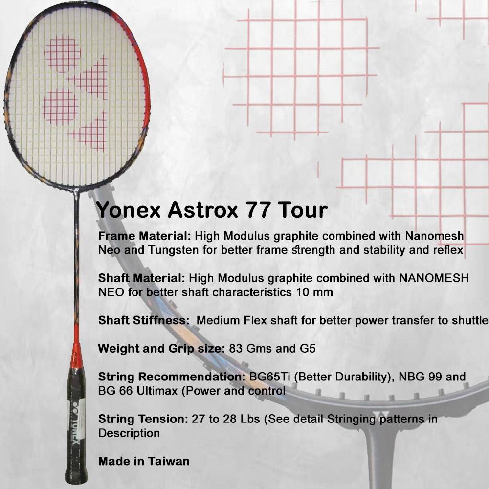 Yonex Astrox 77 Tour Badminton Racket