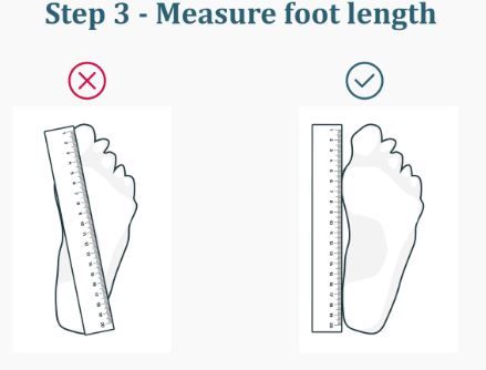 how to check the correct foot size