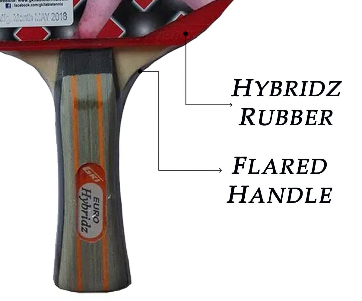 GKI Euro Hybridz Table Tennis Racquet