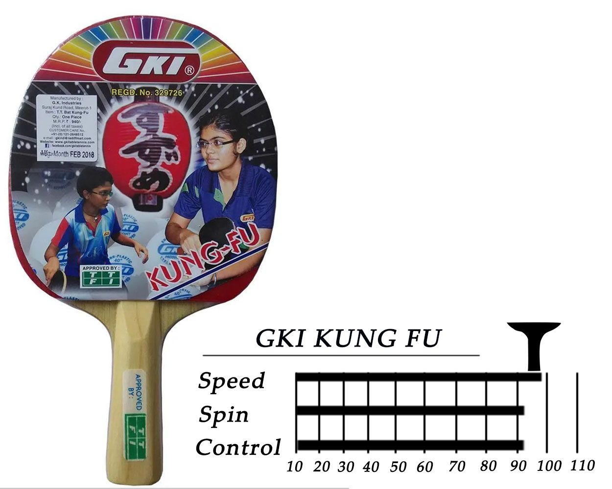 GKI Dragon Table Tennis Racquet