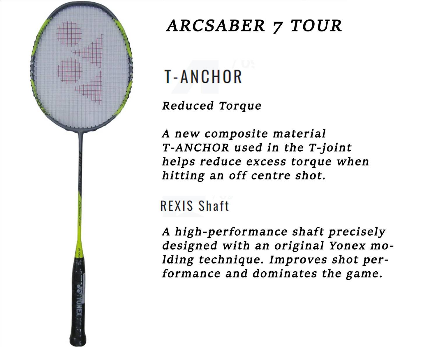 Yonex Arcsaber 7 Tour Badminton Racket